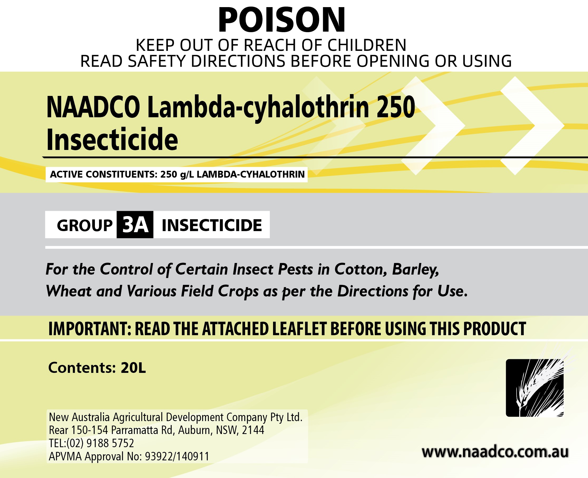 Lambda cyhalothrin 250 CS