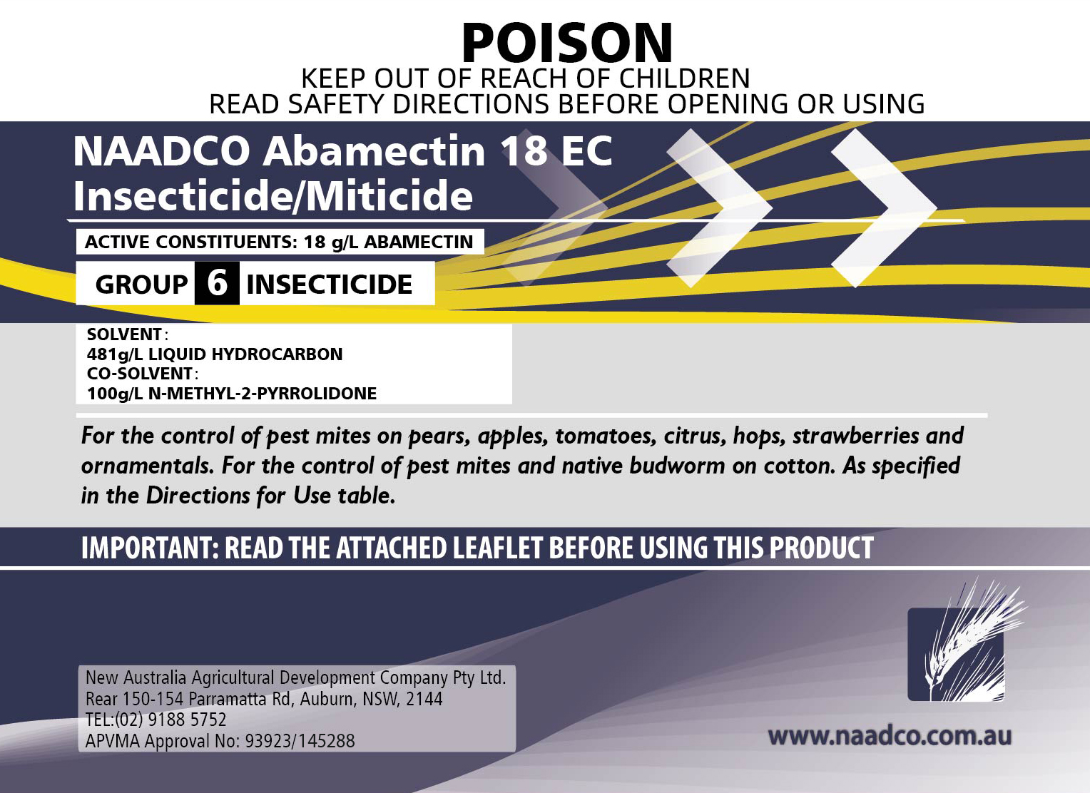 Abamectin 18 EC
